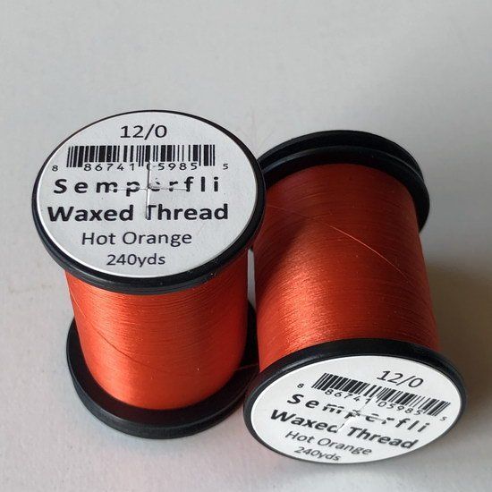 SEMPERFLI HILO ENCERADO 12/0 HOT ORANGE 240YDS
