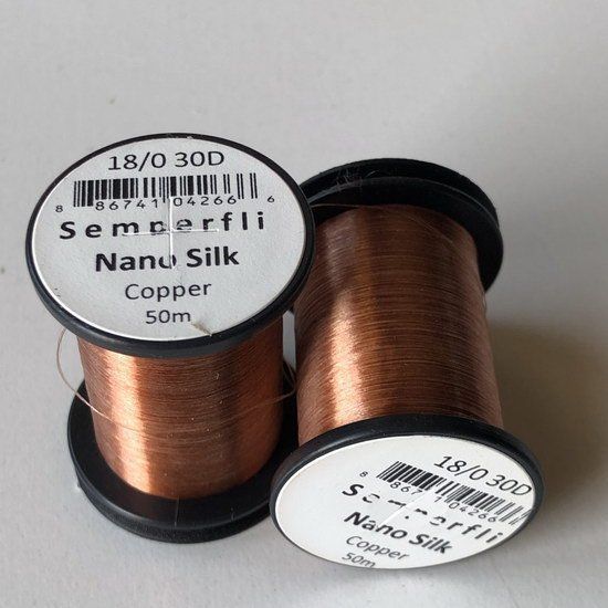 SEMPERFLI HILO NANO SILK 18/0 COPPER 30D