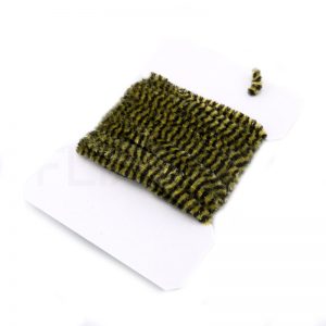 CHENILLE VC13 BICOLOR MEDIUM OLIVA/NEGRO