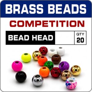 BRASS BEAD HEAD 2.7 MM COPPER 20 UNID