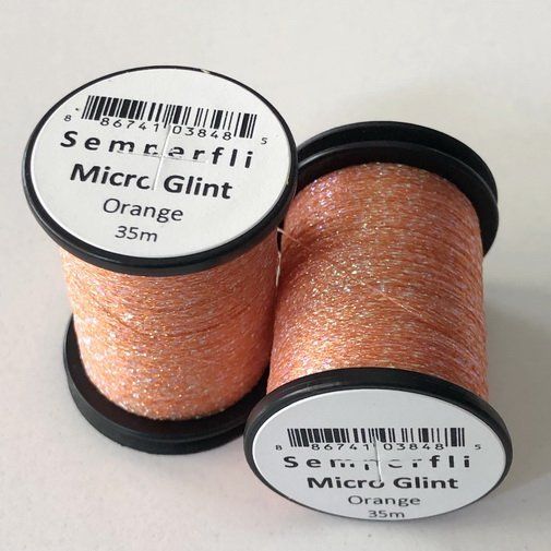 SEMPERFLI MICRO GLINT TINSEL ORANGE