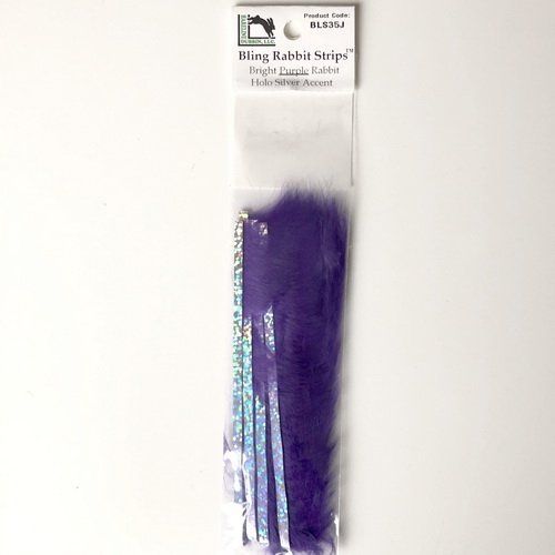 BLING RABBIT STRIPPS PURPURA SILVER