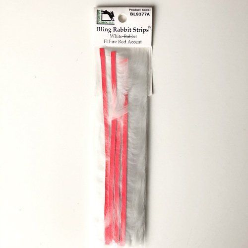 BLING RABBIT STRIPPS BLANCA FL RED