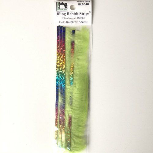 BLING RABBIT STRIPPS CHARTREUSE