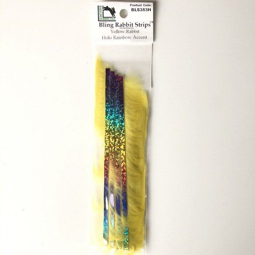BLING RABBIT STRIPPS YELLOW