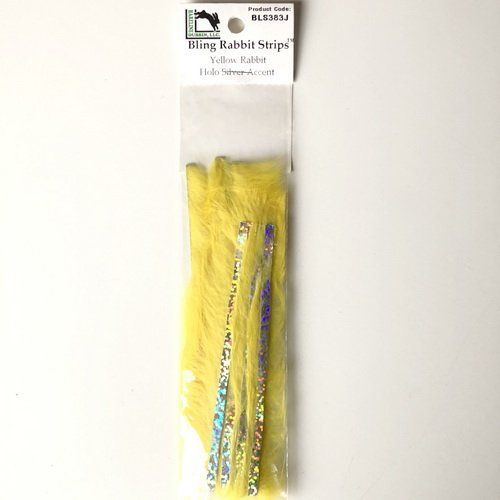 BLING RABBIT STRIPPS YELLOW PLATA