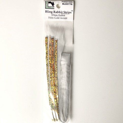 BLING RABBIT STRIPPS BLANCA GOLD