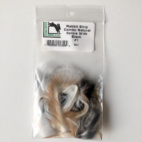 RABBIT STRIP COMBO #1  NATURAL COLOR