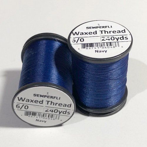SEMPERFLI HILO ENCERADO 6/0 AZUL 240YDS