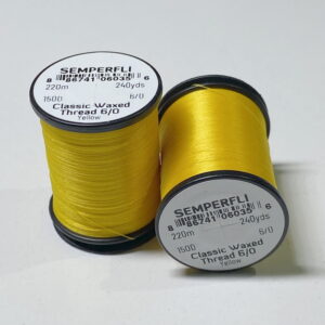 SEMPERFLI HILO ENCERADO 6/0 YELLOW 240YDS