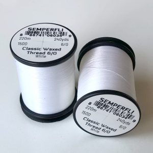 SEMPERFLI HILO ENCERADO 6/0 BLANCO 240YDS
