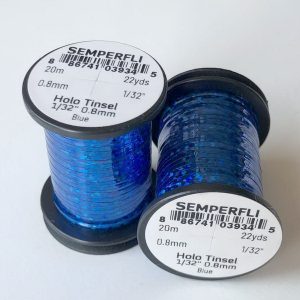 SEMPERFLI HOLOGRAPHIC BLUE TINSEL