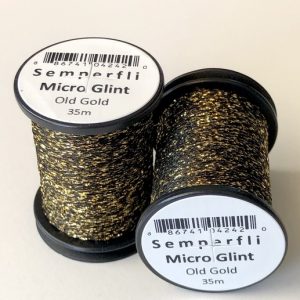 SEMPERFLI MICRO GLINT TINSEL OLD GOLD