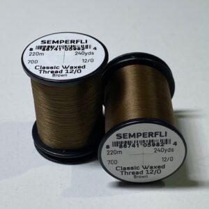 SEMPERFLI HILO ENCERADO 12/0 BROWN 240YDS