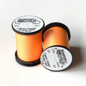 SEMPERFLI HILO ENCERADO 18/0 FLUO ORANGE 240 YDS