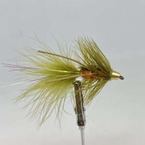 PANCORA OLIVA BEAD H ORANGE PATAS CAFE#6