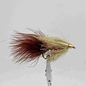 WOOLY BUGGER CONE HEAD RUSTY BROWN #6