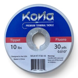 KONA FLUOROCARBON TIPPET 10 LB 30YDS