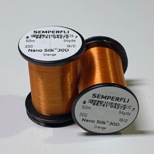 SEMPERFLI HILO NANO SILK 18/0 ORANGE 30D