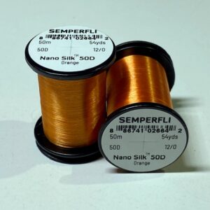 SEMPERFLI HILO NANO SILK 12/0 ORANGE 50D