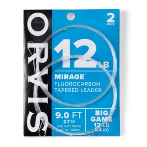 LEADER ORVIS FLUOROCARBON SALTWATER 16 LB pack 2unid