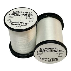 SEMPERFLI HILO ENCERADO 12/0 WHITE 240YDS