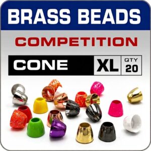 BRASS CONE HEAD EXTRA LARGE COPPER 20 UNID