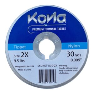 KONA TIPPET 2X 9.5LB 30 YDS