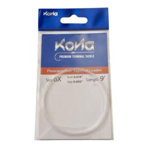 LEADER KONA FLUOROCARBON 6X 9FT