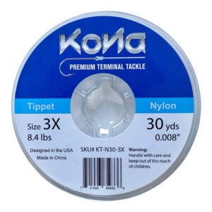 KONA TIPPET 3X 8.4LB 30 YDS